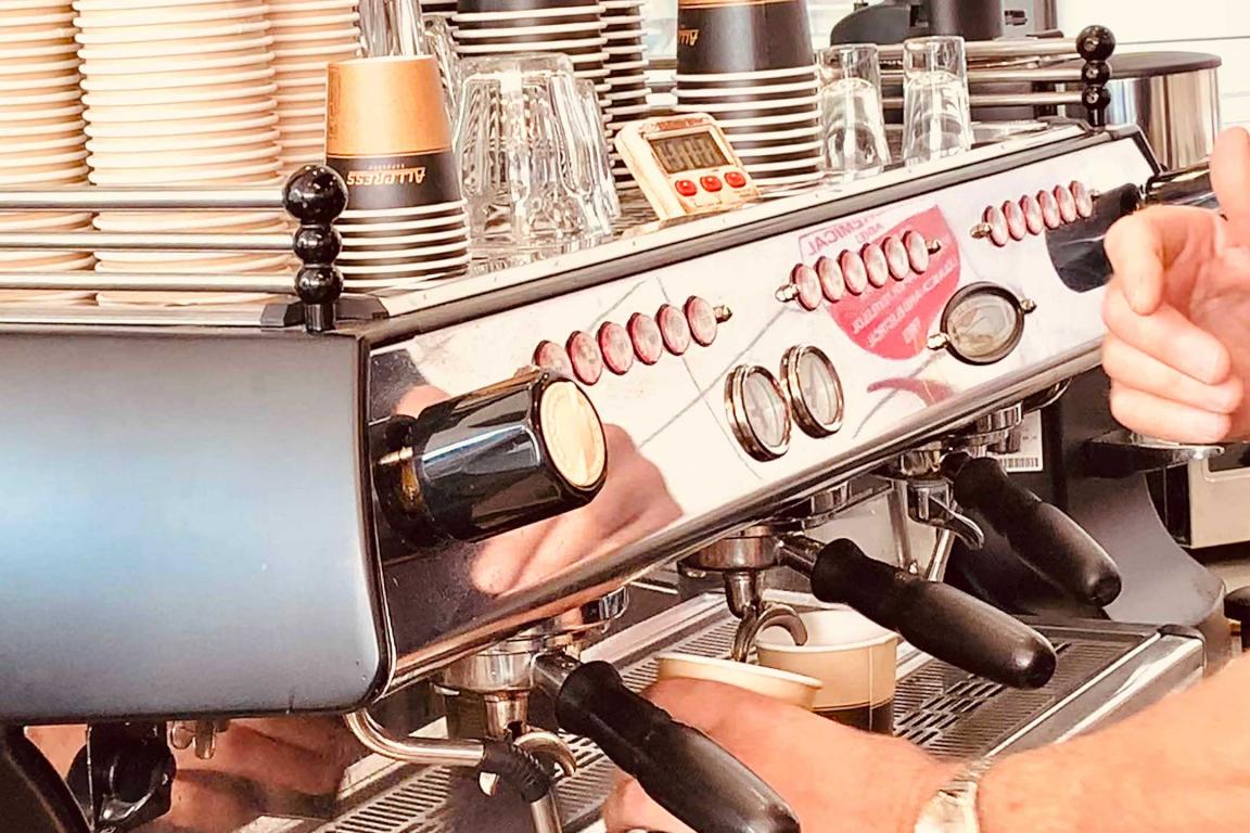 Jackson's Cafe coffee machine